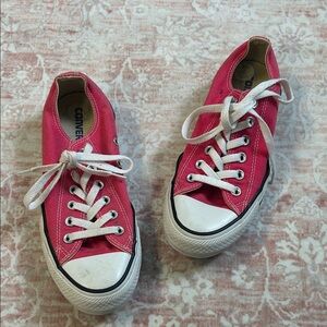 Converse Women's Sneakers in Pink and White